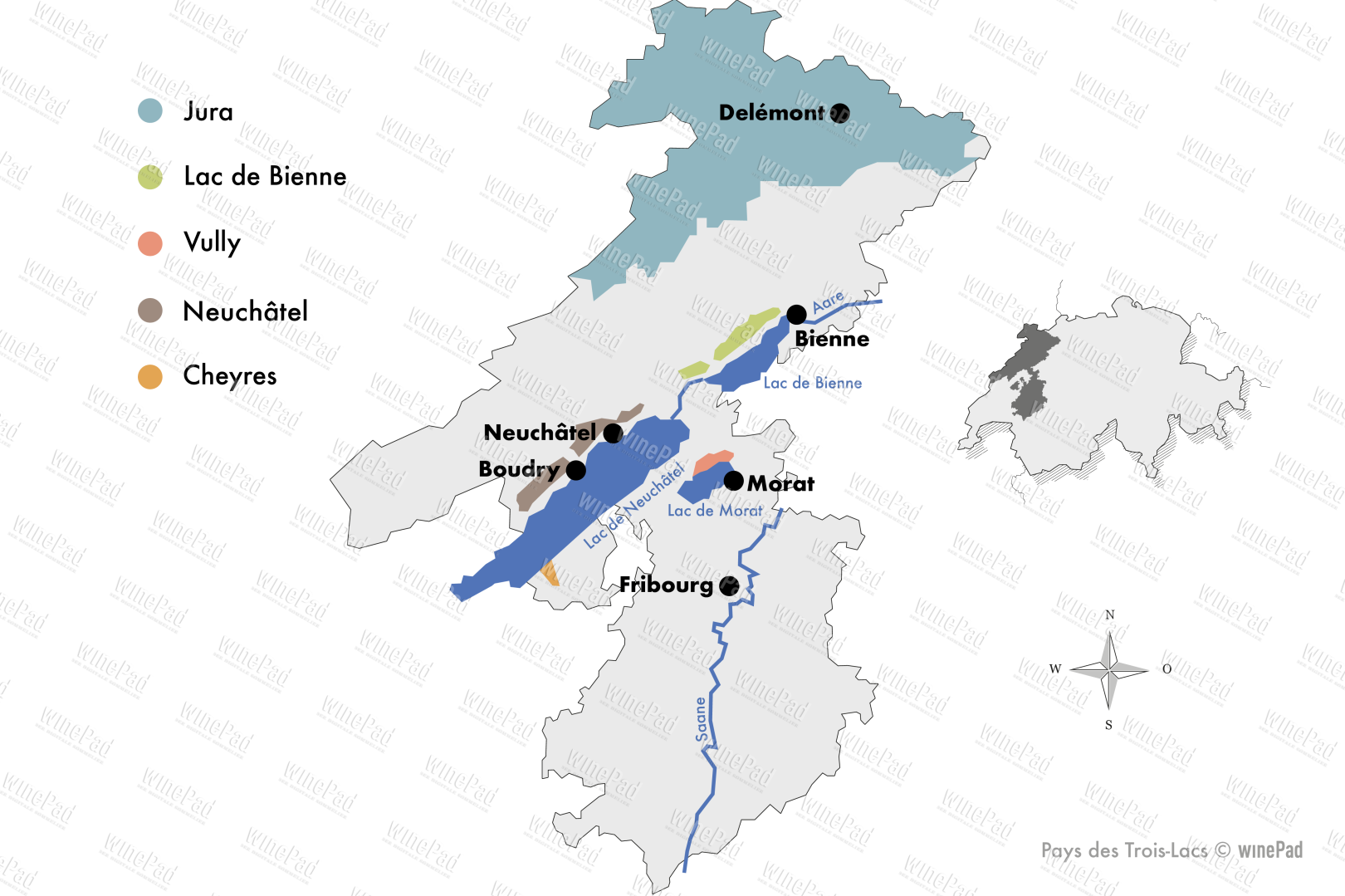 Drei Seen Region